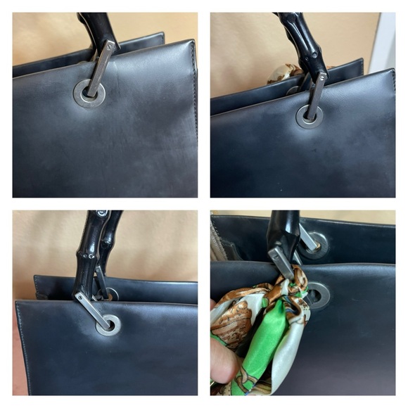 Gucci Bamboo Black Handbag - Picture 12 of 16